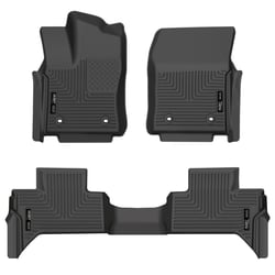 Picture of Husky Liners 99471 Weatherbeater Front & 2nd Seat Floor Liners Black 3-Piece Set