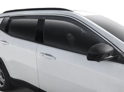 Picture of Husky Liners 2884028 Low Profile Ventvisor Deflector Smoke with Chrome Trim 4-Piece Set