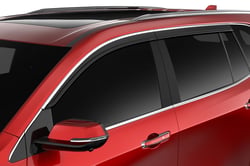 Picture of Husky Liners 2884066 Low Profile Ventvisor Window Deflector 4pc Smoke Chrome Trim