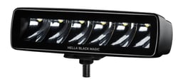 Picture of Hella 358176211 Black Magic LED Mini Light Bar 6.2" Spot Beam