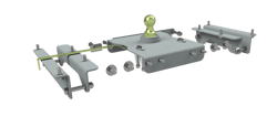Picture of B&W GNRC816 Turnoverball Center Kit Gooseneck Hitch Component