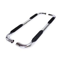 Picture of TrailFX A1011S 4" Oval Bent Side Step Bars for 2019 Chevy Silverado Extended Cab