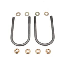 Husky Towing UBK300650 Leaf Spring Axle U-Bolt Kit 1/2in x 3in Round Tube Pair — image 3