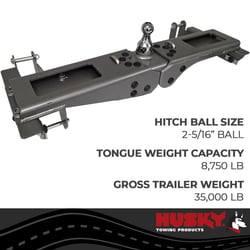 Husky Towing 35202 Underbed Gooseneck Hitch for 2020+ GM 2500/3500 — image 6