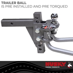 Husky Towing 33310 Center Line FS 2-Point Weight Distribution Hitch 2-5/16" Ball 6000 lb GTW — image 8