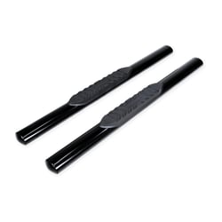Picture of TrailFX A1541B 4 Inch Oval Nerf Bars Black Powder Coated Steel Rocker Panel Mount
