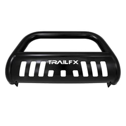 Picture of TrailFX B0039B 3 Inch Bull Bar Black Powder Coat Front Guard