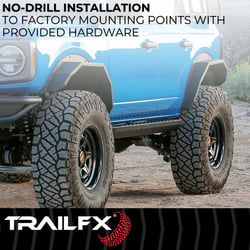Picture of TrailFX BR014T Bronco Rear Angle Tube Fender 2-Door Set