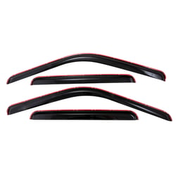 Picture of TrailFX 4953IC In-Channel Window Deflectors Smoke Acrylic 4-Piece Set