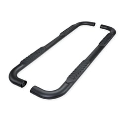 Picture of TrailFX A1012B 4 Inch Oval Bent Step Bars Black Ram 1500 Crew Cab