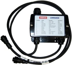 Picture of Lowrance 000-13262-001 xSonic Pigtail Transducer Wiring Block Adapter