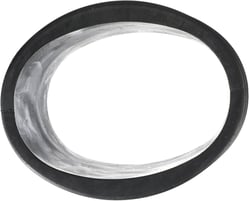 Picture of Quicksilver 8M0199680 Exhaust Bellows Tube Oval Shape for MerCruiser Sterndrive