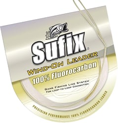 Picture of Sufix 700-100F Wind-On 100% Fluorocarbon Leader 100lb 11 Yards