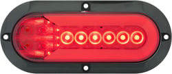 Picture of Optronics STL1211RCFHPGP 6" LED Stop Turn Tail Backup Light Clear Lens Surface Mount