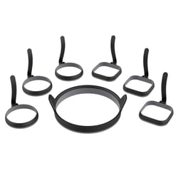 N Atlantic I 5515 Egg and Omelet Ring Kit 7-Piece Griddle Accessory Set — image 2