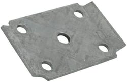 Picture of C.E. Smith 2000140 Formed 5-Hole Tie Plate Galvanized