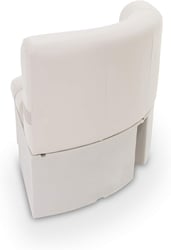 Taylor Made 433107 Platinum Series 30" Radius Corner Pontoon Seat Champagne Grey — image 3