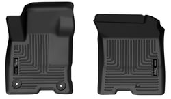 Picture of Husky Liners 15841 WeatherBeater Front Floor Liners 2022+ Ford Maverick Hybrid Black