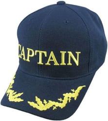 Picture of Village Hat Shop BALLCAP Navy Captain Snapback Baseball Cap