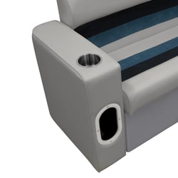 Picture of Wise Seating WD112-221 Deluxe Pontoon Right Radius Arm Rest Gray