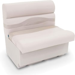 Picture of Taylor Made 433105 50-Inch Pontoon Bench Seat with Storage - Champagne