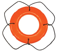 Picture of Taylor Made 569 USCG 24" Polyethylene Foam Life Ring Orange