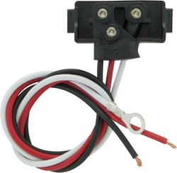 Picture of Optronics A47PBP 3-Wire Right Angle Pigtail Connector for Trailer Lights