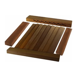 Picture of Whitecap Industries 60881 Teak Louvered Door Top/Bottom Stile