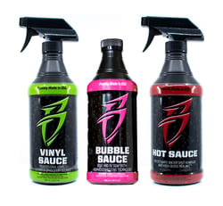 Picture of Boat Bling BS_GETSAUCED 3 PACK_KIT Complete Detailing Kit with Hot Sauce, Vinyl Sauce, and Bubble Sauce