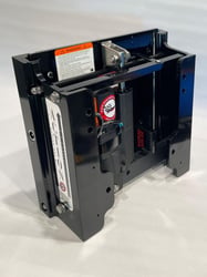 Picture of Bob's Machine 100-106010P-PCGB-NOSPNNG Action Series 6" Hydraulic Jack Plate - Powder Coated Gloss Black