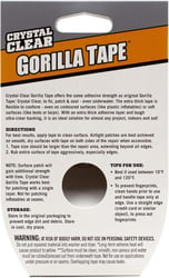 Picture of Gorilla Glue GORL6027002 Crystal Clear Repair Tape 1.88" x 9 Yards