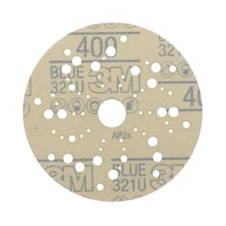 Picture of 3M 7100090978 Hookit Blue Abrasive Disc 5 Inch 180 Grit Multi-Hole 50/Box