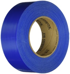 Picture of Shrink Wrap Supplies 702B Blue Heat Shrink Tape 2" x 180'