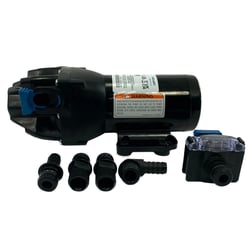Picture of Xylem Q401V-117S-3A Heavy Duty Water Pump 12V 4 GPM 50 PSI with Strainer