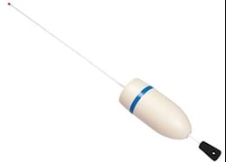 Picture of Taylor Made 22106 Sur-Moor Mast Buoy 74" White with Blue Stripe