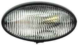 Picture of Fultyme RV SC590-1125 Oval Porch Light with Switch Black Base Clear Lens