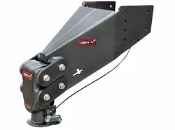 Picture of Gen-Y Hitch GH-8056AL-BRK-BK Executive Torsion-Flex Fifth Wheel to Gooseneck Adapter with Auto Latch