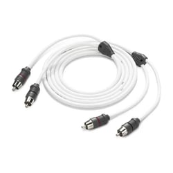 Picture of JL Audio 010-13413-00 XMD-WHTAIC2-6 2-Channel Marine Audio RCA Interconnect Cable 6 Foot