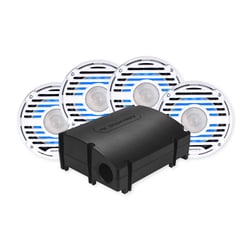 Picture of Aquatic AV CK503 PRO Classic White Platinum Marine Stereo Kit