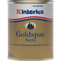 Picture of Interlux Paint 5507930 Y60 Goldspar Satin Marine Varnish Quart
