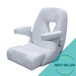 Picture of Taco Metals HA4-25WHA-7-0000-0-0 Boca Sport Helm Chair 25" White