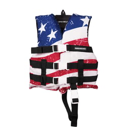 Picture of Airhead Sports Group 3009815AUS General Purpose Life Vest Stars & Stripes Adult Universal