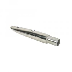 Picture of White Cap Industries 6048C 5-1/2 Degree Rail End 316 Stainless Steel 7/8" Tube