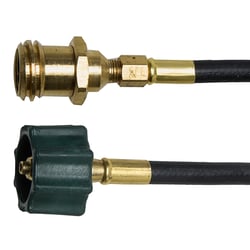 Picture of AP MER428120 LP Gas Pigtail Hose 120 Inch Male QCC Female POL Female QCC