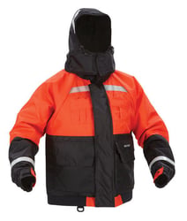 Picture of Kent Sporting Goods 151800-200-030-13 Deluxe Flotation Jacket Type III PFD Medium Orange/Black