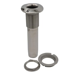 Picture of C.E. Smith 53687C 80 Series Screwless Flush Mount Rod Holder 15 Degree Stainless Steel Cast Bottom Black Liner