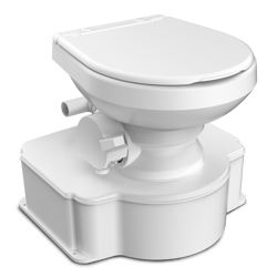 Picture of Sierra 312070001 Dometic M65-700 Marine Gravity Toilet with Integrated Holding Tank White