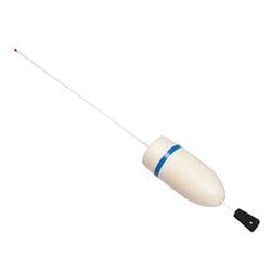 Picture of Taylor Made 22126 Sur-Moor Mast Buoy 96 Inch White with Blue Stripe