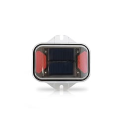 Picture of J.W. Speaker 0647071 Model 210 LED Solar Amber Flasher Warning Light with Mount Kit