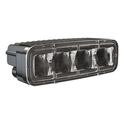 Picture of J.W. Speaker 1603821 Model 793 LED Safety Light Blue Stripe Short Bracket 48-110V